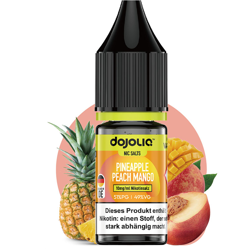 Dojoliq Pineapple Peach Mango 10mg Nikotinsalz Liquid