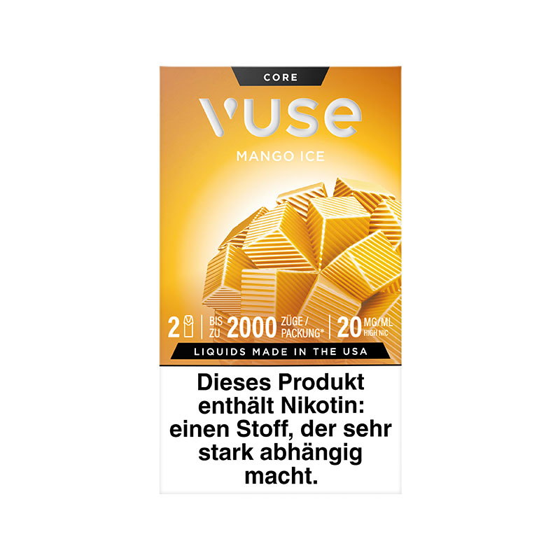 Vuse Mango Ice 20mg Prefilled Pods Front