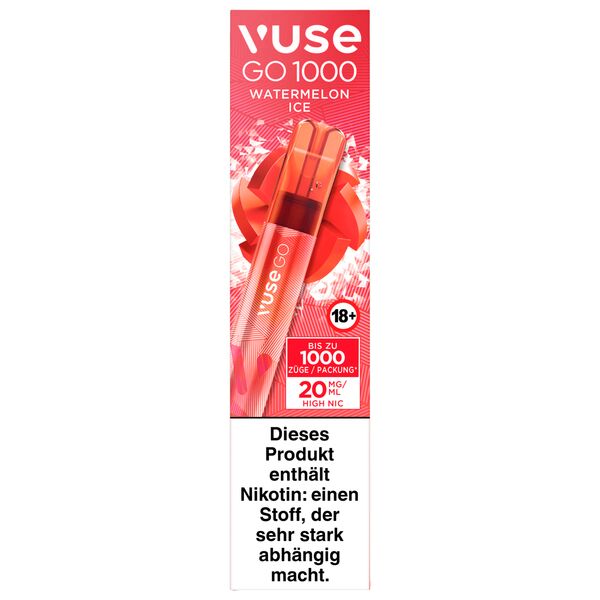Vuse Go 1000 Watermelon Ice 20mg Einweg E-Zigarette