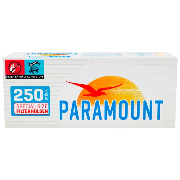 Paramount Blue Special Size Filterhülsen