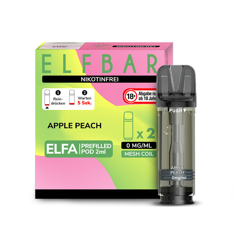 Elfbar Elfa Pods Apple Peach - Nikotinfrei