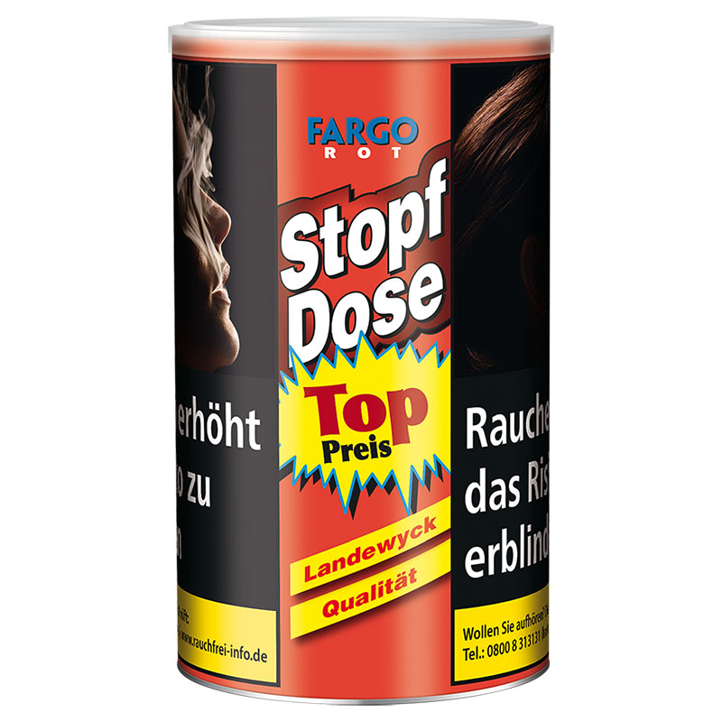 Fargo Rot Stopftabak Dose