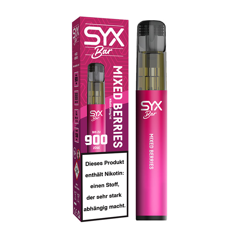 Syx Bar Mixed Berries 20mg Einweg E-Zigarette