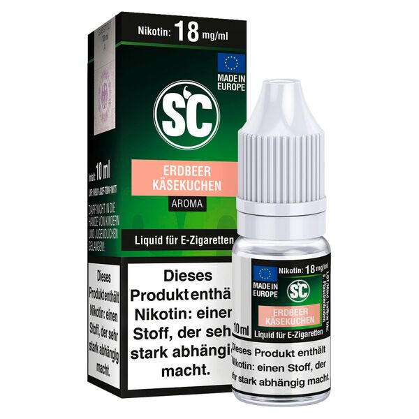 SC Erdbeer Käsekuchen 18mg Nikotinsalz Liquid