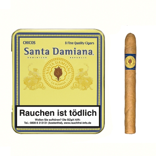 Santa Damiana Chicos Zigarren 8er Blechschachtel