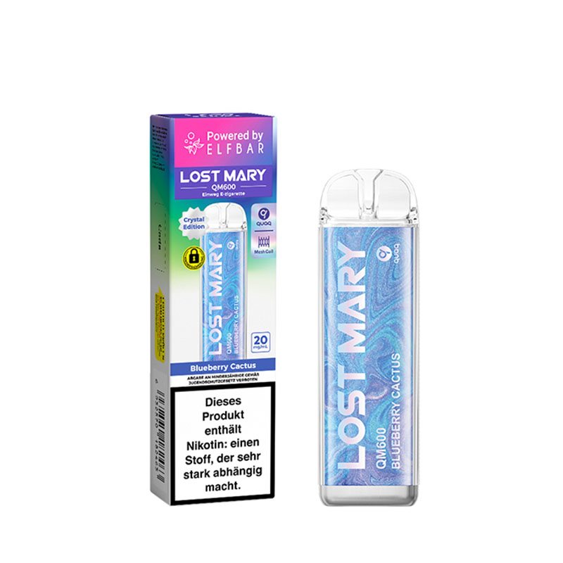 Lost Mary QM600 Blueberry Cactus 20mg Einweg E-Zigarette