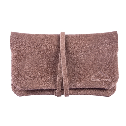 Feinschnitt-Tasche Alpenleder Leder biscut suede