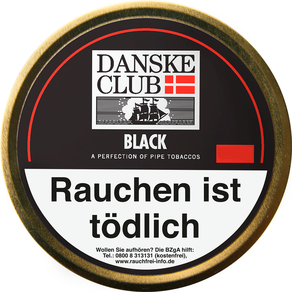 Danske Club Black Pfeifentabak Dose