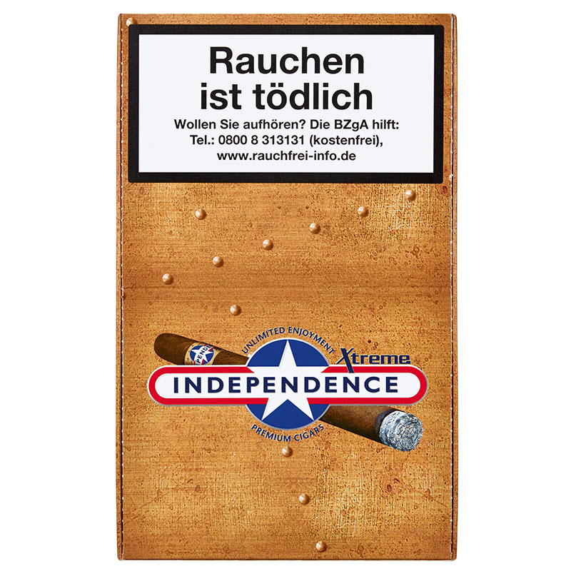 Independence Xtreme Tubes Zigarren 10er Steller Front