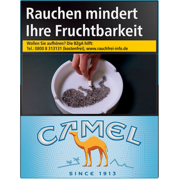 Camel Blue XXL Zigaretten Schachtel