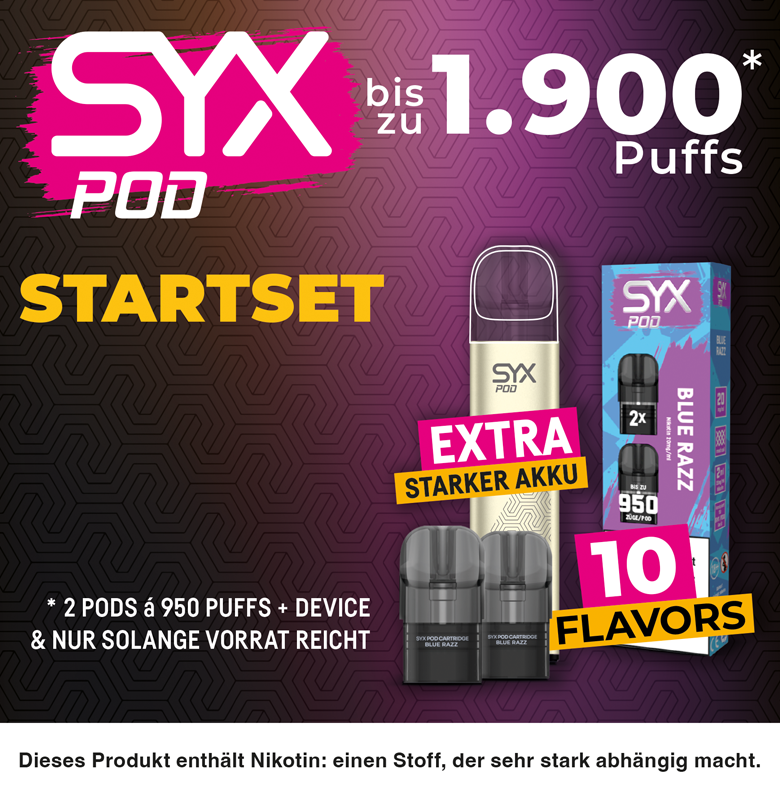 Syx Pod Starter Aktion