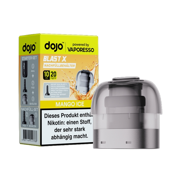 Dojo Blast X Refill Container Mango Ice 20mg