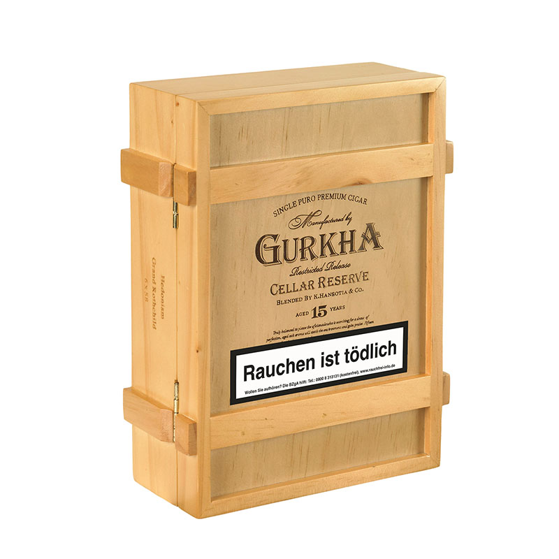 Gurkha Cellar Reserve 15 Years Hedonism Zigarren Kiste Closed