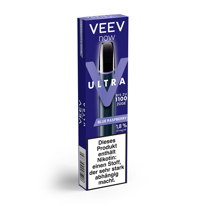 Veev Now Ultra Blue Raspberry 20mg Einweg E-Zigarette