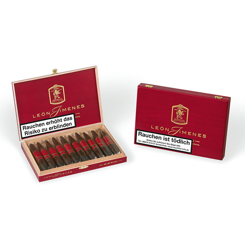 Leon Jimenes Double Maduro Leyendas Zigarren Kiste