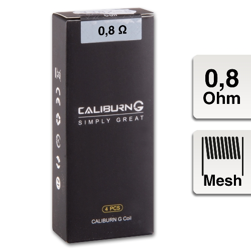 E-Clearomizercoil Uwell Caliburn G UN2 Meshed-H 0.8 Ohm
