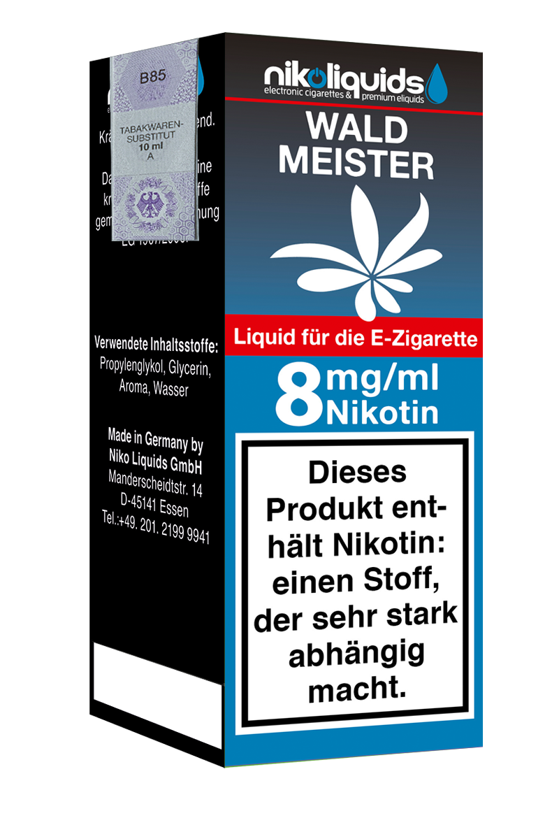 E-Liquid Nikoliquids Waldmeister 8 mg 70 Pg 30 Vg