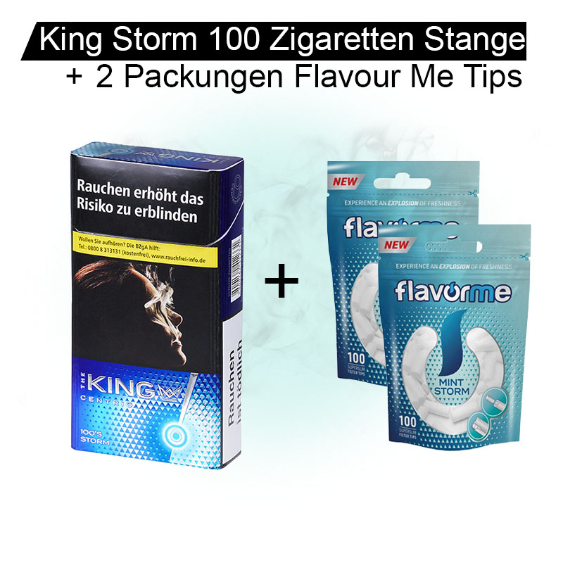 King Centrio Storm 100 + King Storm Flavour Me Tips Angebot