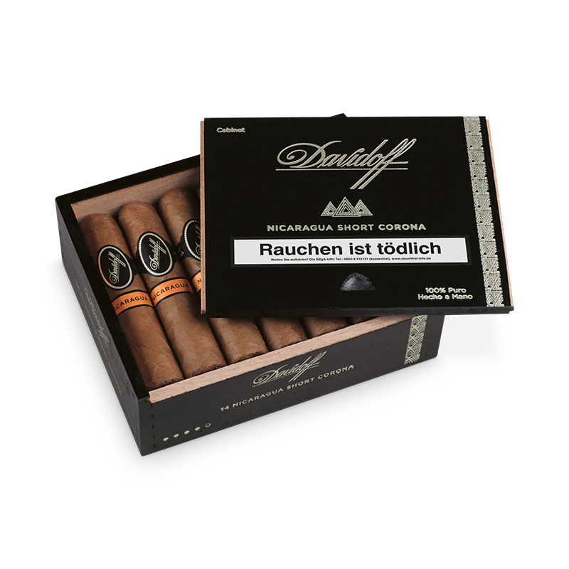 Davidoff Nicaragua Short Corona Zigarren Kiste