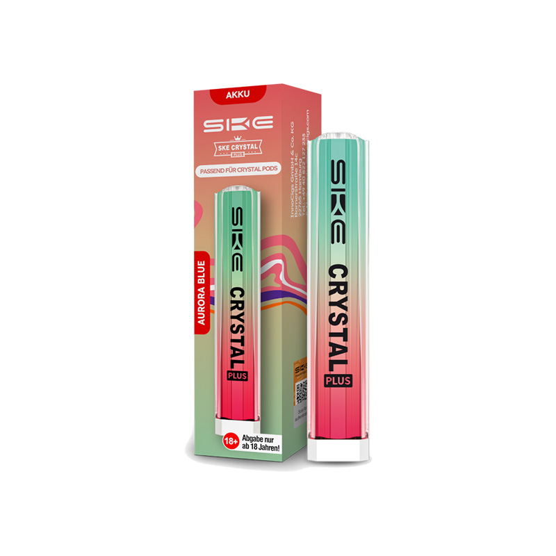 SKE Crystal Plus Akkuträger Device Aurora Blue