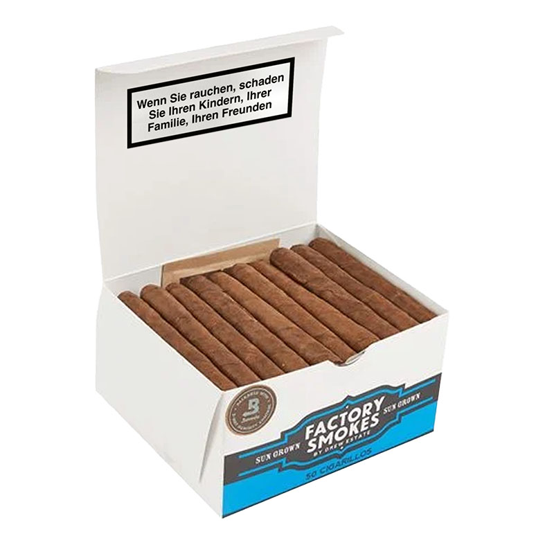 Drew Estate Factory Smokes Sun Grown Zigarillos Kiste