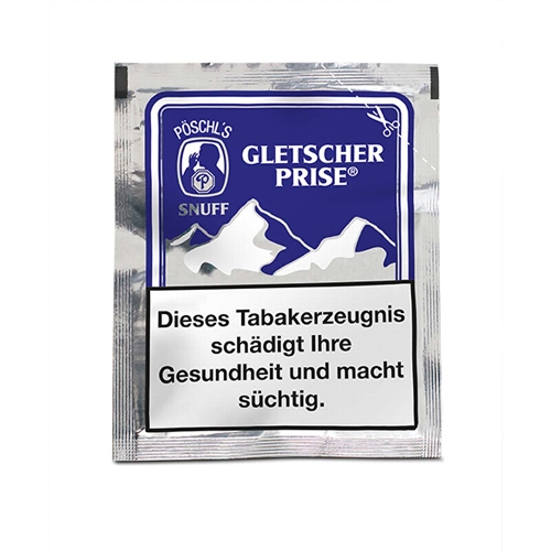 Gletscher Prise Snuff Schnupftabak Tüte