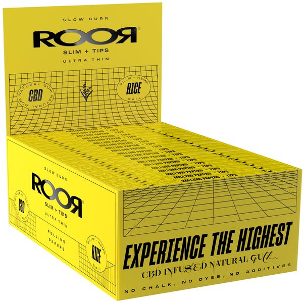 Roor Rice Slim + Tips Zigarettenpapier Gebinde