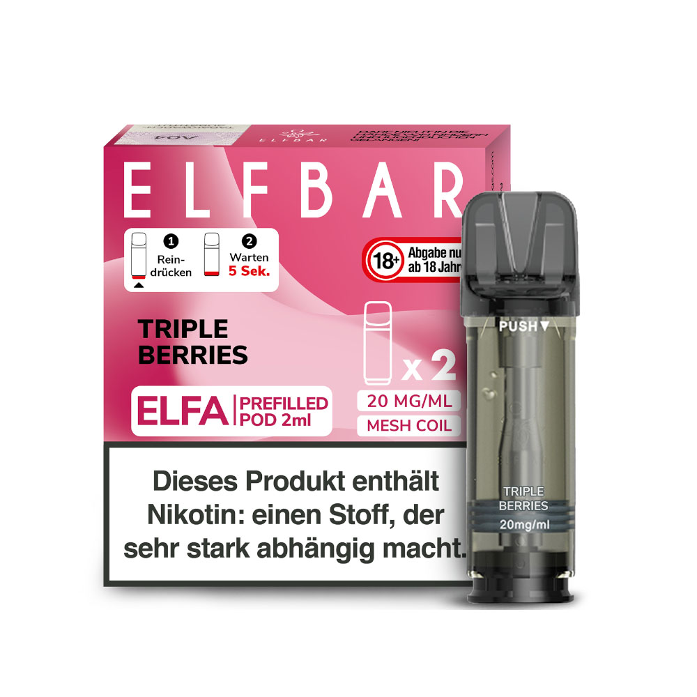 Elfbar Elfa Pods Triple Berries - 20mg Nikotin