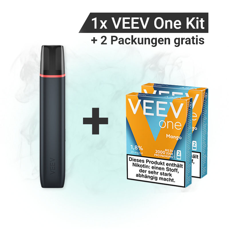 Veev One Device Kit & Pods Bundle 1+2 Velvet Black Mango Mango