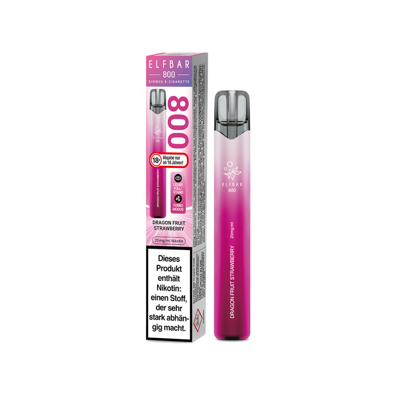Elfbar 800 Dragon Fruit Strawberry 20mg Einweg E-Zigarette