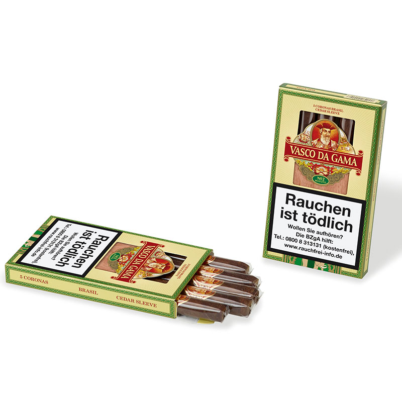 Vasco da Gama 920 Brasil Zigarren Schachtel