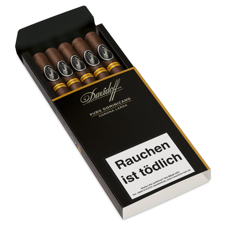 Davidoff Puro Dominicano Corona Larga Zigarren Schachtel