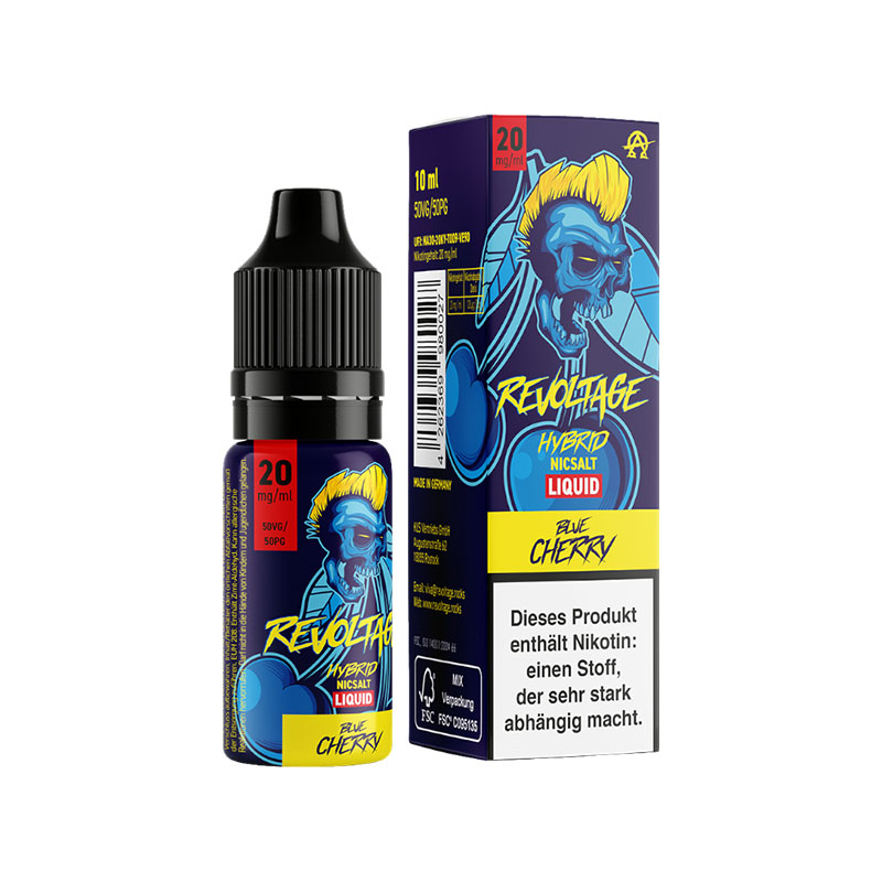 Revoltage Hybrid Nikotinsalz Liquid Blue Cherry 20mg