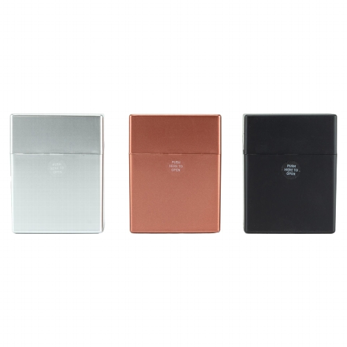 Cool Pop up Zigarettenbox 40er Metallic Kunststoff