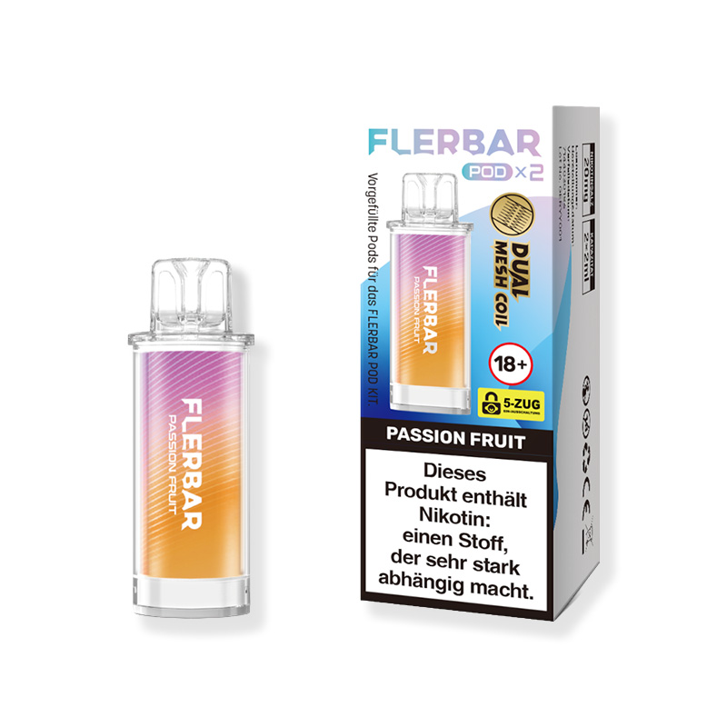 Flerbar Passion Fruit 20g Prefilled Pods