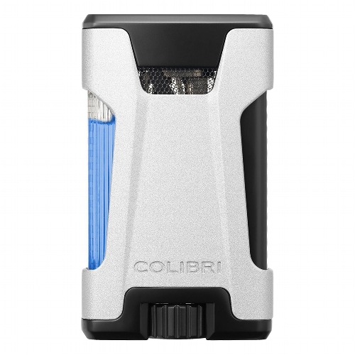 Colibri Feuerzeug Jet 2-fach Rebel II Silber