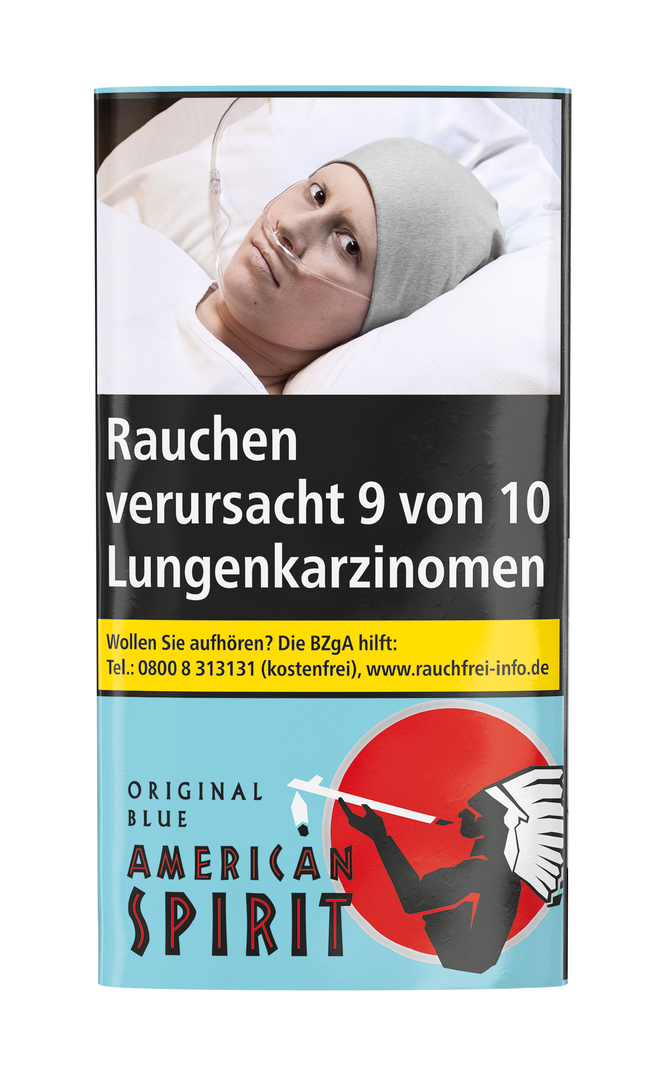 American Spirit Original Blue Tabak Pouch