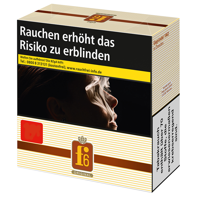 f6 Original 7XL Zigaretten Schachtel