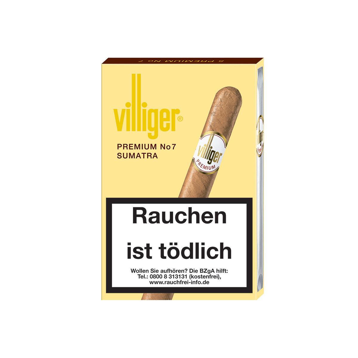 Villiger Premium No. 7 Sumatra Zigarillos 5er Schachtel