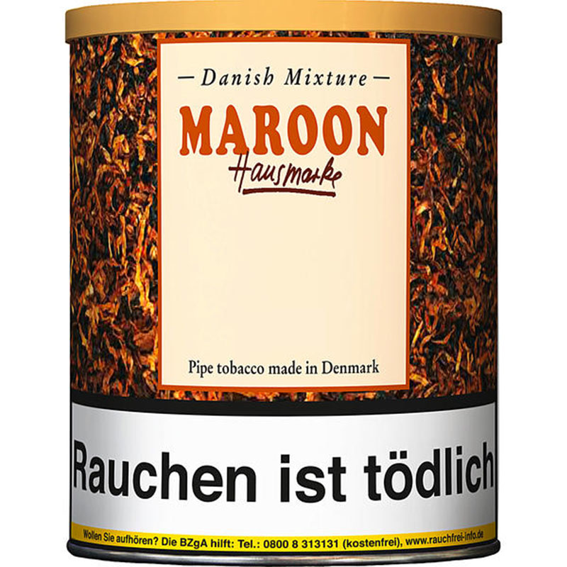 Danish Mixture Maroon Pfeifentabak Dose