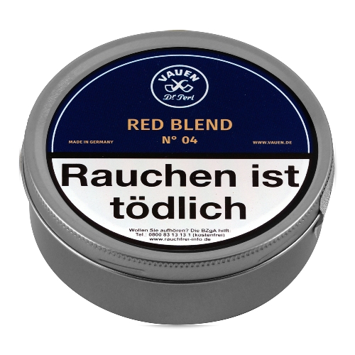 Vauen No. 4 Red Blend Pfeifentabak Dose