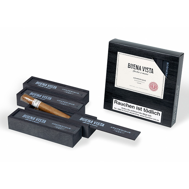 Buena Vista Araperique Churchill Zigarren Schachtel