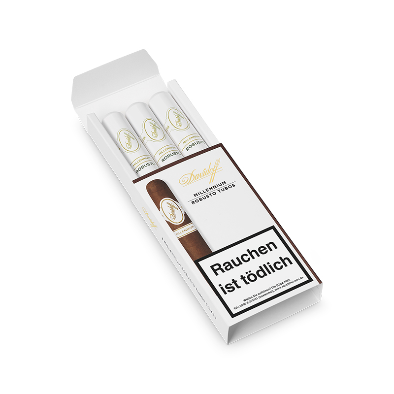 Davidoff Millennium Robusto Tubos Zigarren Schachtel