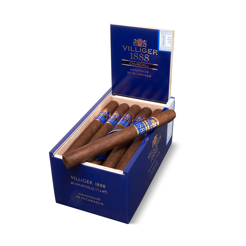 Villiger 1888 Nicaragua Churchill Zigarren Kiste