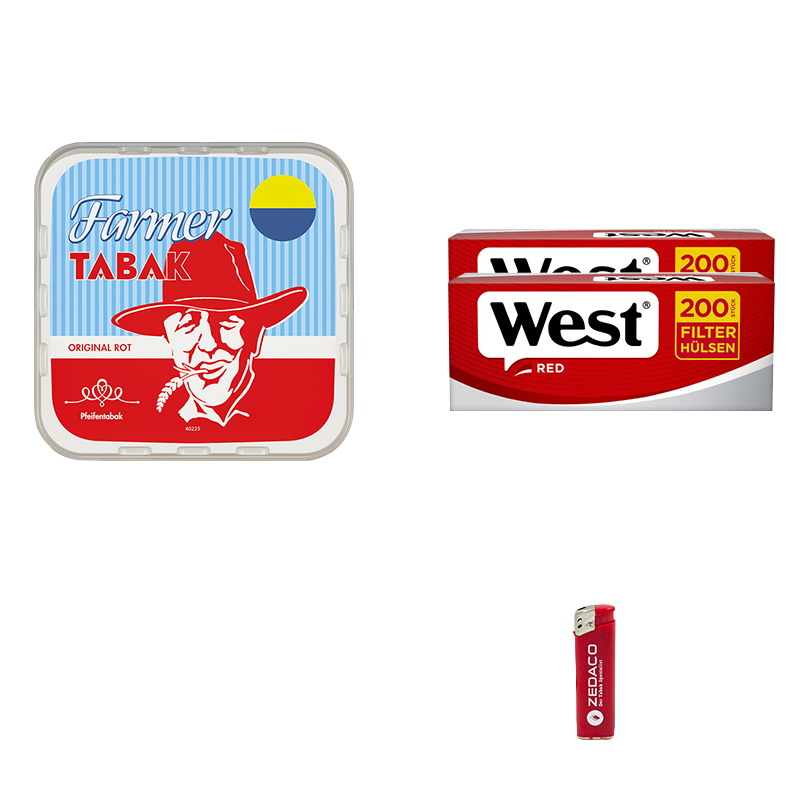 Farmer Pfeifentabak Red Eimer Aktion Small West Hülsen