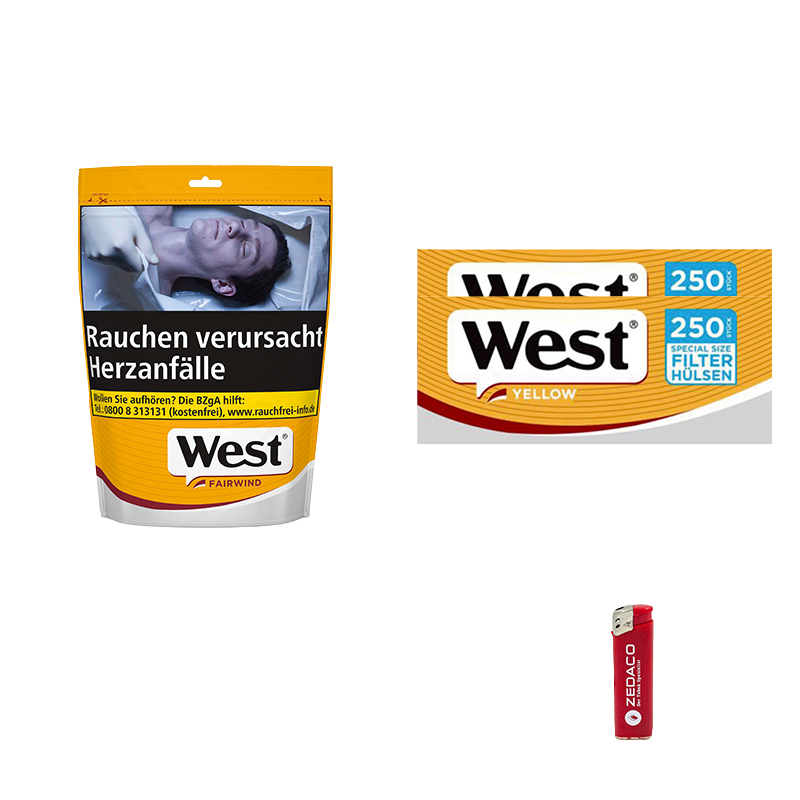 West Volumentabak Yellow XL Tüte Aktion Small
