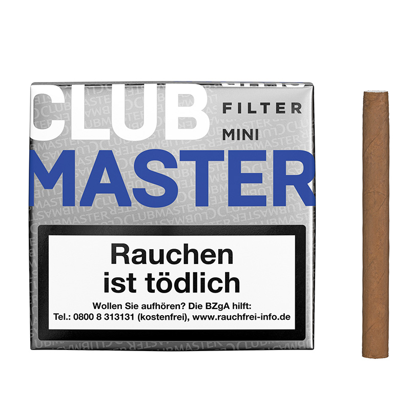 Clubmaster Mini Filter Blue Zigarillos 20er Schachtel 2