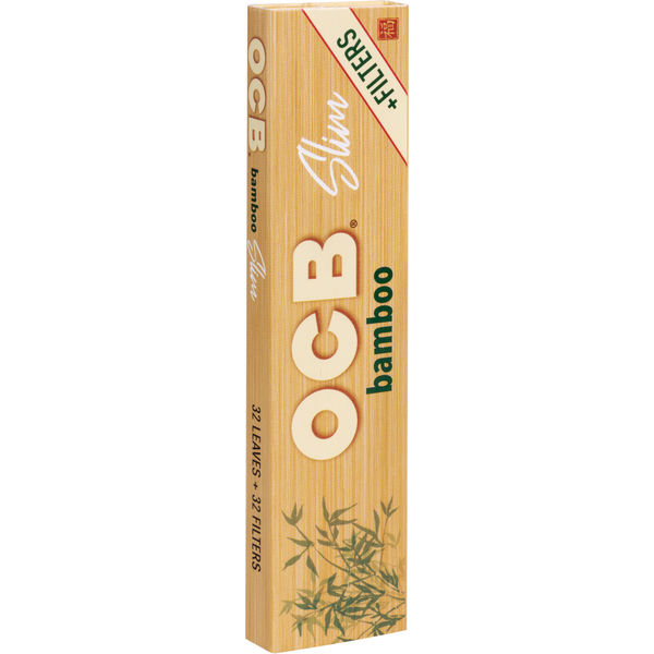 OCB Bamboo Slim + Tips Booklet