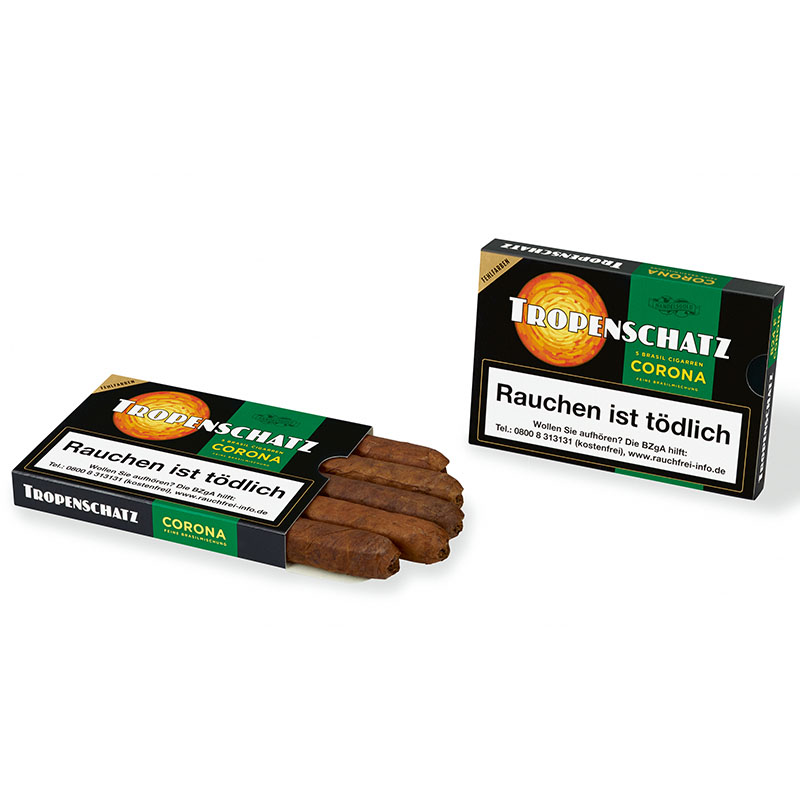 Tropenschatz Brasil 824F Zigarren Schachtel