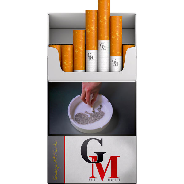 George Mc Martin Zigaretten White Original Pack Stange